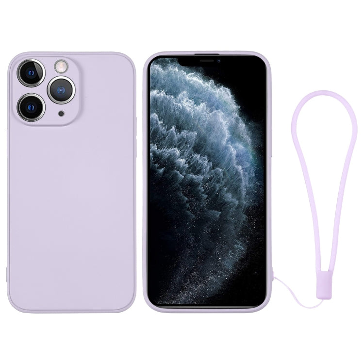 Custodia per telefono in silicone con cinturino da polso, For iPhone 11, For iPhone 11 Pro