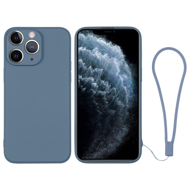 Custodia per telefono in silicone con cinturino da polso, For iPhone 11, For iPhone 11 Pro