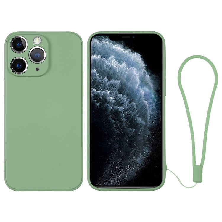 Custodia per telefono in silicone con cinturino da polso, For iPhone 11 Pro Max