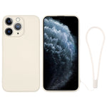 Custodia per telefono in silicone con cinturino da polso, For iPhone 11 Pro Max