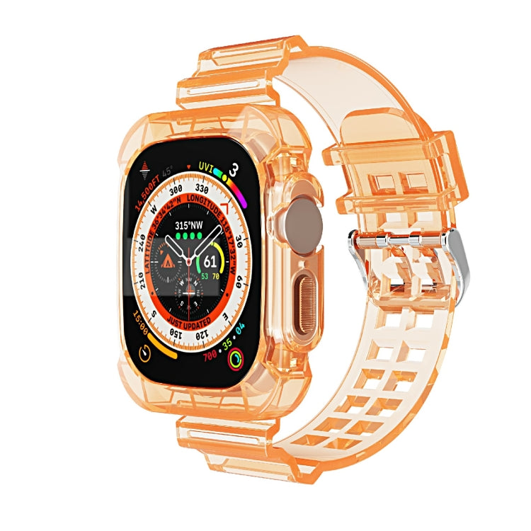 Cinturino integrato in TPU trasparente Glacier, For Apple Watch Ultra 49mm