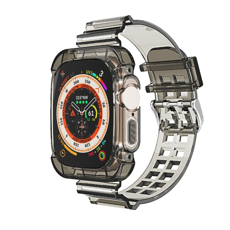 Cinturino integrato in TPU trasparente Glacier, For Apple Watch Ultra 49mm