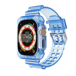 Cinturino integrato in TPU trasparente Glacier, For Apple Watch Ultra 49mm