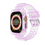 Cinturino integrato in TPU trasparente Glacier, For Apple Watch Ultra 49mm