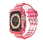 Cinturino integrato in TPU trasparente Glacier, For Apple Watch Ultra 49mm