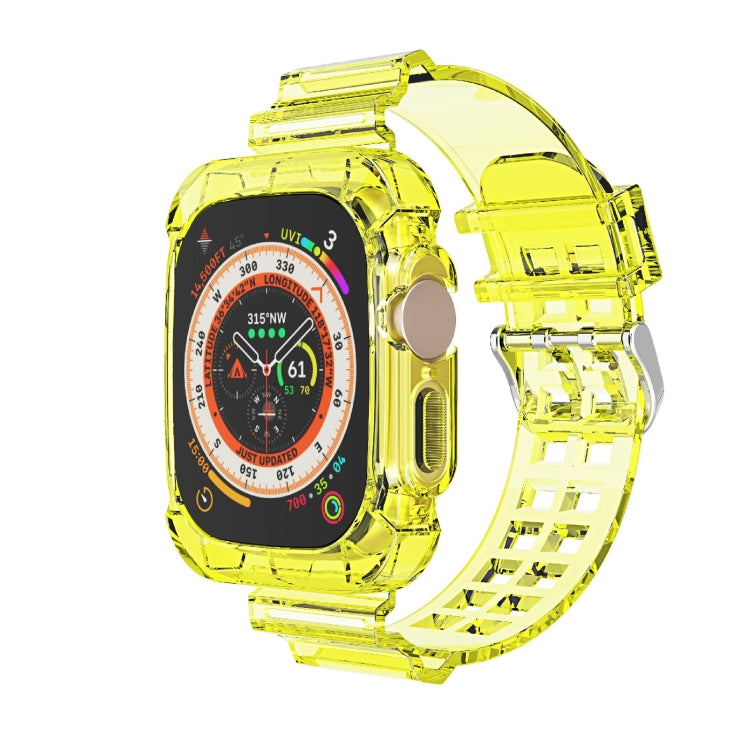 Cinturino integrato in TPU trasparente Glacier, For Apple Watch Ultra 49mm