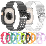 Cinturino integrato in TPU trasparente Glacier, For Apple Watch Ultra 49mm