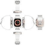 Cinturino integrato in TPU trasparente Glacier, For Apple Watch Ultra 49mm