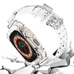 Cinturino integrato in TPU trasparente Glacier, For Apple Watch Ultra 49mm