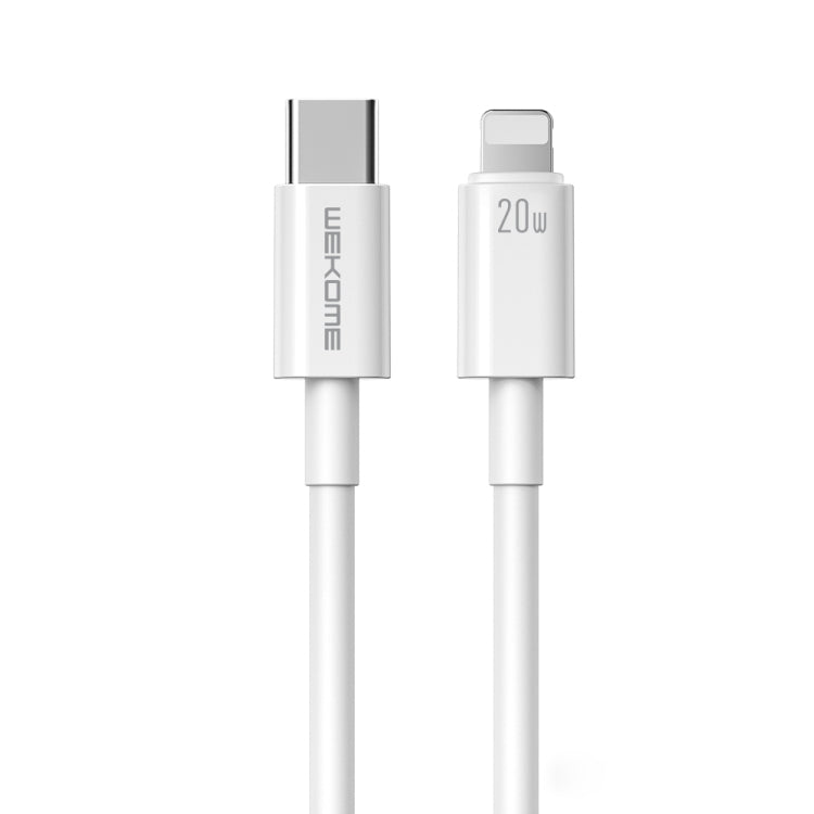 WEKOME WDC-168 Original Series PD 20W USB-C / Tipo-C a 8 pin Cavo dati a ricarica rapida, Length: 1m