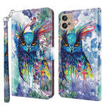 Modello di pittura 3D TPU + custodia per telefono in pelle PU, For Motorola Moto G32, For Motorola Moto G42