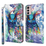 Modello di pittura 3D TPU + custodia per telefono in pelle PU, For Motorola Moto G32, For Motorola Moto G42