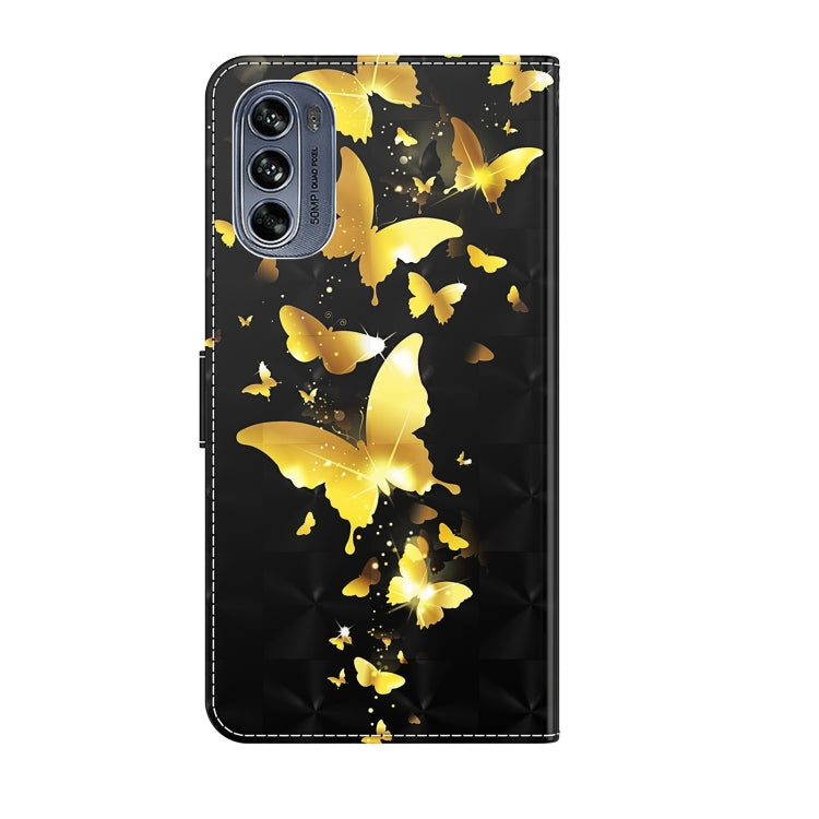 Modello di pittura 3D TPU + custodia per telefono in pelle PU, For Motorola Moto G62, For Honor Magic4 Lite 4G/5G