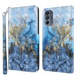 Modello di pittura 3D TPU + custodia per telefono in pelle PU, For Motorola Moto G62, For Honor Magic4 Lite 4G/5G