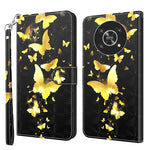 Modello di pittura 3D TPU + custodia per telefono in pelle PU, For Motorola Moto G62, For Honor Magic4 Lite 4G/5G