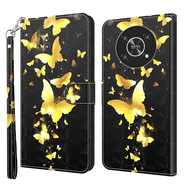 Modello di pittura 3D TPU + custodia per telefono in pelle PU, For Motorola Moto G62, For Honor Magic4 Lite 4G/5G