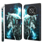 Modello di pittura 3D TPU + custodia per telefono in pelle PU, For Motorola Moto G62, For Honor Magic4 Lite 4G/5G