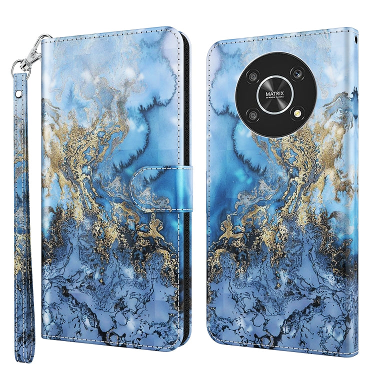 Modello di pittura 3D TPU + custodia per telefono in pelle PU, For Motorola Moto G62, For Honor Magic4 Lite 4G/5G