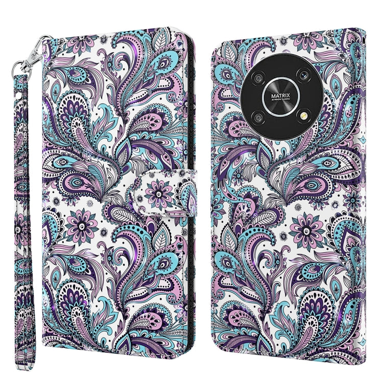 Modello di pittura 3D TPU + custodia per telefono in pelle PU, For Motorola Moto G62, For Honor Magic4 Lite 4G/5G