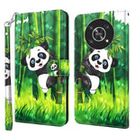 Modello di pittura 3D TPU + custodia per telefono in pelle PU, For Motorola Moto G62, For Honor Magic4 Lite 4G/5G