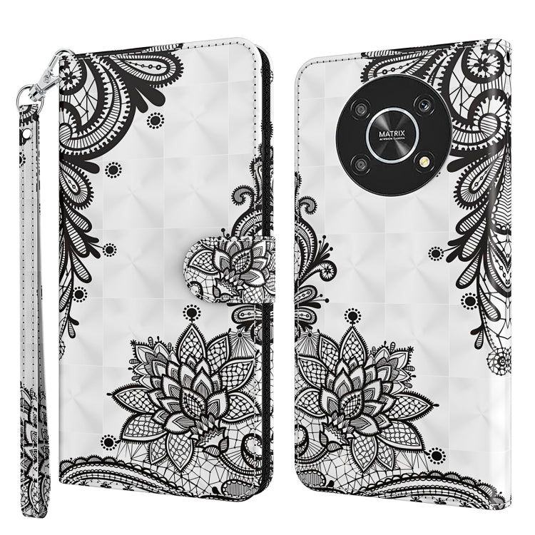 Modello di pittura 3D TPU + custodia per telefono in pelle PU, For Motorola Moto G62, For Honor Magic4 Lite 4G/5G