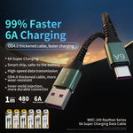 WEKOME WDC-169I Cavo dati di ricarica rapida da USB a 8 pin Raython serie 6A, Length: 1m