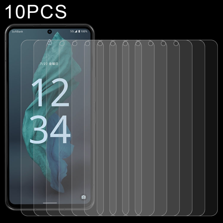 Pellicola in vetro temperato 10 pezzi 0,26 mm 9H 2,5D, For Honor X6 / Honor Play6C (10 PCS), For Infinix Note 12 Pro 4G (10 PCS), For Sharp Aquos Sense 7 (10 PCS), For Itel P38 (10 PCS)