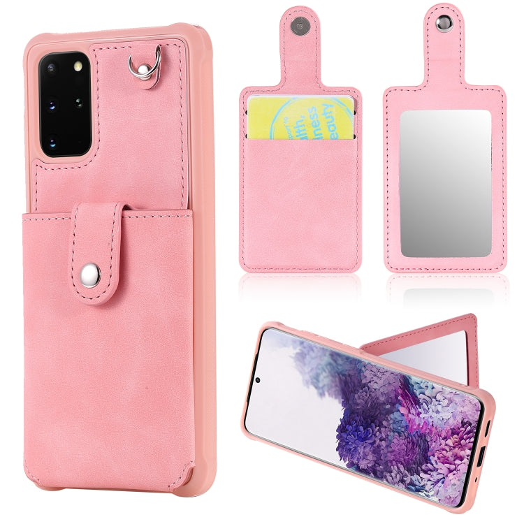 Custodia portafoglio con specchio e slot carte per Galaxy S20+