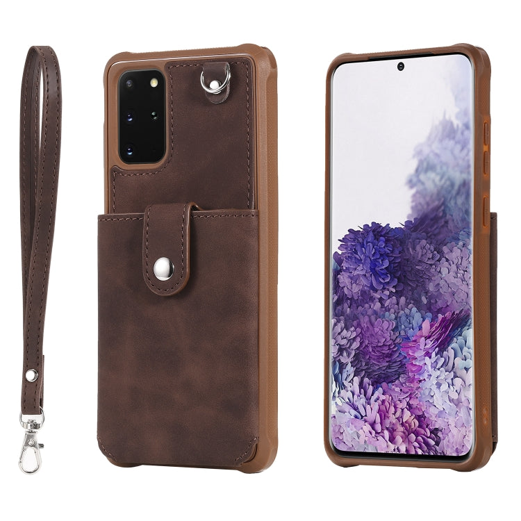 Custodia portafoglio con specchio e slot carte per Galaxy S20+