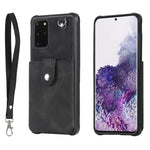 Custodia portafoglio con specchio e slot carte per Galaxy S20+