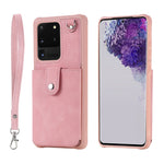 Custodia portafoglio con specchio e slot carte per Galaxy S20+