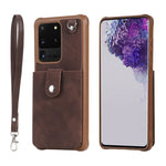Custodia portafoglio con specchio e slot carte per Galaxy S20+