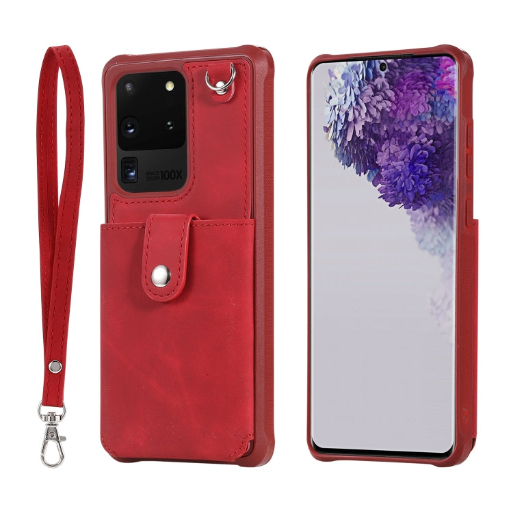 Custodia portafoglio con specchio e slot carte per Galaxy S20+