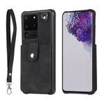 Custodia portafoglio con specchio e slot carte per Galaxy S20+