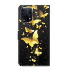 Modello di pittura 3D TPU + custodia per telefono in pelle PU, For OPPO Find X5, For OPPO Find X5 Pro