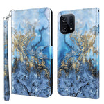 Modello di pittura 3D TPU + custodia per telefono in pelle PU, For OPPO Find X5, For OPPO Find X5 Pro