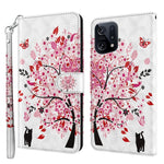 Modello di pittura 3D TPU + custodia per telefono in pelle PU, For OPPO Find X5, For OPPO Find X5 Pro