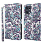 Modello di pittura 3D TPU + custodia per telefono in pelle PU, For OPPO Find X5, For OPPO Find X5 Pro