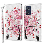 Modello di pittura 3D TPU + custodia per telefono in pelle PU, For OPPO Reno7 5G/Find X5 Lite, For vivo Y72 5G