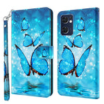 Modello di pittura 3D TPU + custodia per telefono in pelle PU, For OPPO Reno7 5G/Find X5 Lite, For vivo Y72 5G