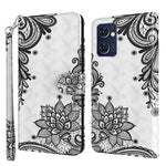 Modello di pittura 3D TPU + custodia per telefono in pelle PU, For OPPO Reno7 5G/Find X5 Lite, For vivo Y72 5G