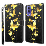 Modello di pittura 3D TPU + custodia per telefono in pelle PU, For OPPO Reno7 5G/Find X5 Lite, For vivo Y72 5G