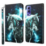 Modello di pittura 3D TPU + custodia per telefono in pelle PU, For OPPO Reno7 5G/Find X5 Lite, For vivo Y72 5G
