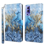 Modello di pittura 3D TPU + custodia per telefono in pelle PU, For OPPO Reno7 5G/Find X5 Lite, For vivo Y72 5G