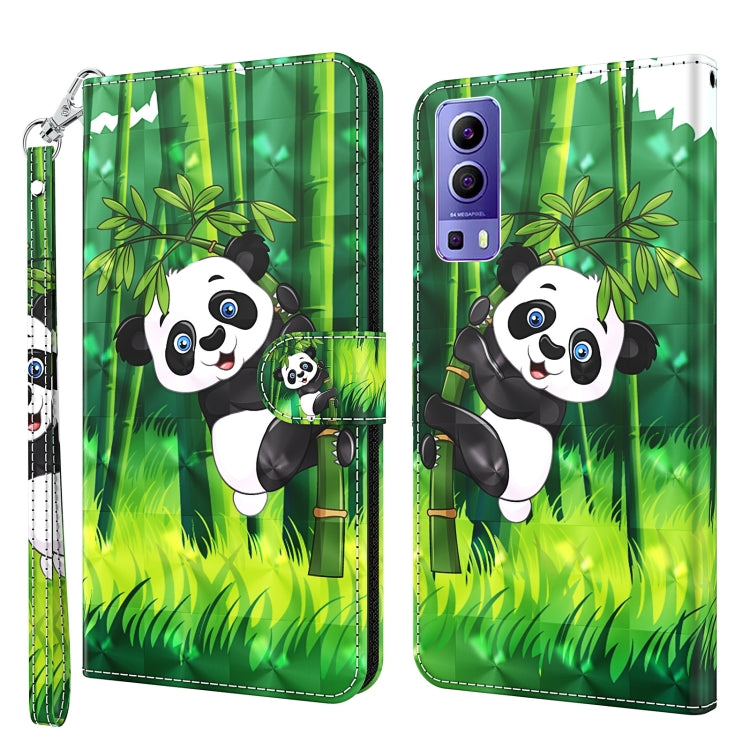 Modello di pittura 3D TPU + custodia per telefono in pelle PU, For OPPO Reno7 5G/Find X5 Lite, For vivo Y72 5G