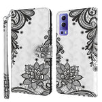 Modello di pittura 3D TPU + custodia per telefono in pelle PU, For OPPO Reno7 5G/Find X5 Lite, For vivo Y72 5G