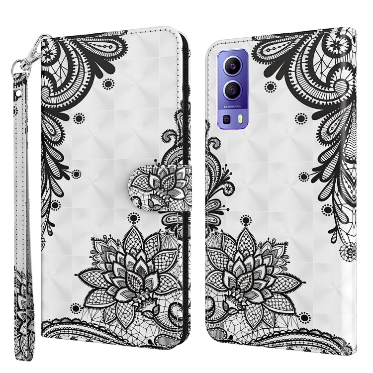 Modello di pittura 3D TPU + custodia per telefono in pelle PU, For OPPO Reno7 5G/Find X5 Lite, For vivo Y72 5G
