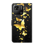 Modello di pittura 3D TPU + custodia per telefono in pelle PU, For Xiaomi Redmi 10A, For Xiaomi Poco M4 5G/Redmi 10 5G