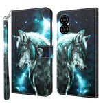 Modello di pittura 3D TPU + custodia per telefono in pelle PU, For Xiaomi Redmi 10A, For Xiaomi Poco M4 5G/Redmi 10 5G