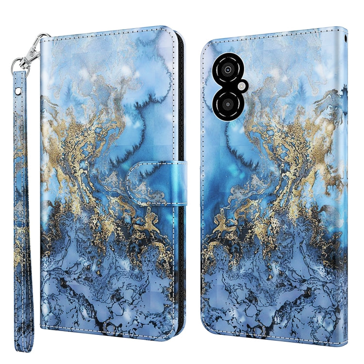 Modello di pittura 3D TPU + custodia per telefono in pelle PU, For Xiaomi Redmi 10A, For Xiaomi Poco M4 5G/Redmi 10 5G
